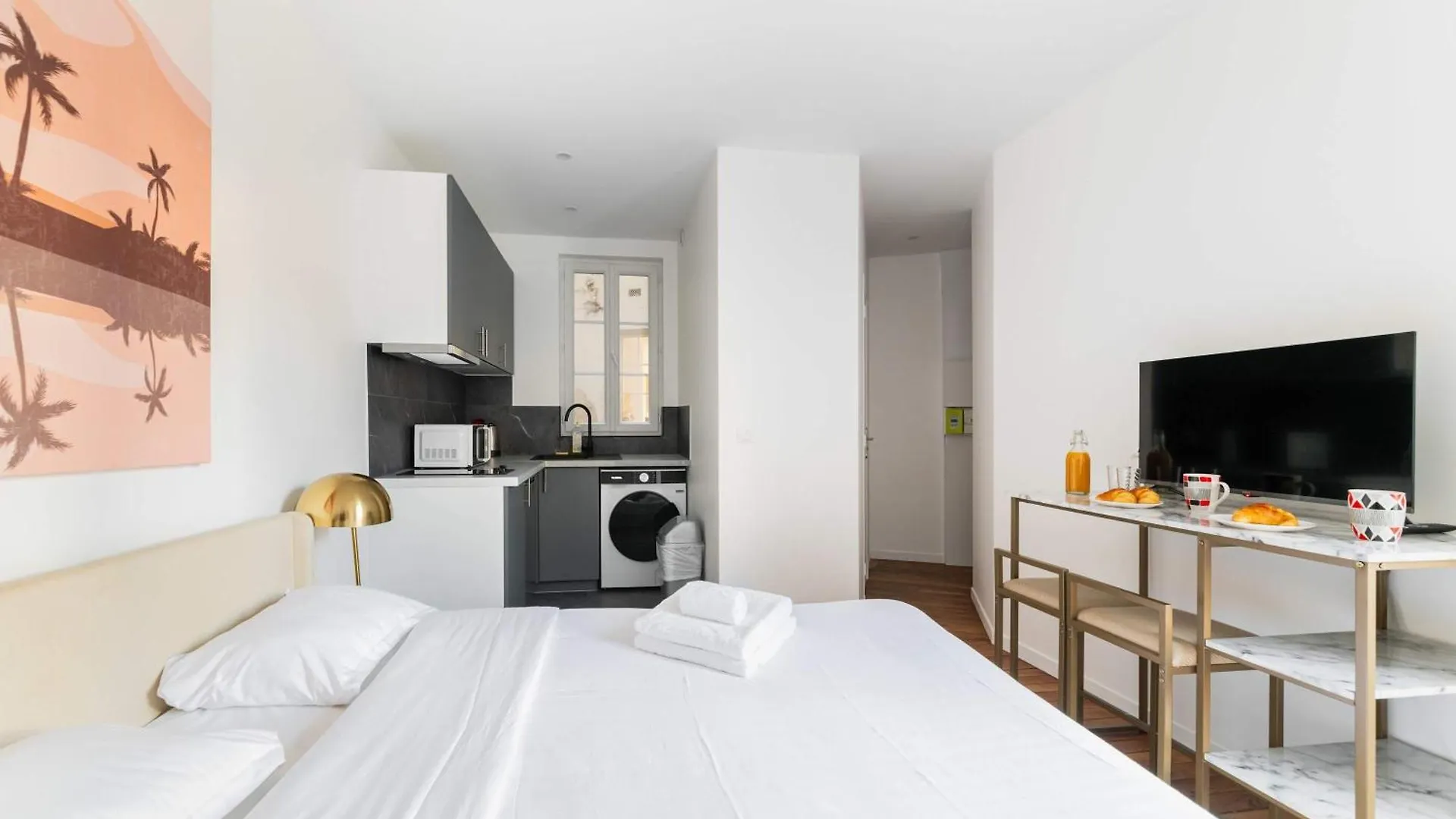 Neuf Metro Jaures- 19 - 2p - Flat-guest Apartment Paris
